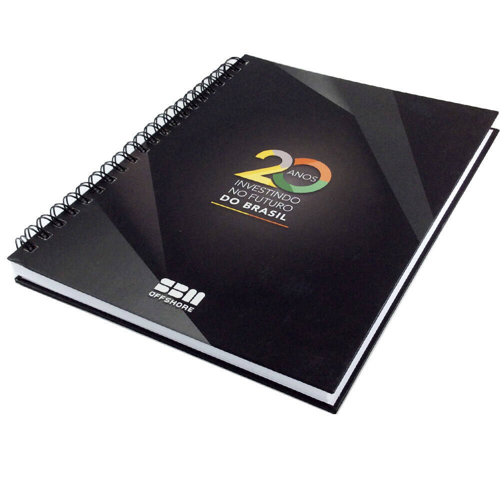 Caderno personalizado com capa dura impressa 18 x 25 cm Caderno personalizado com capa dura impressa 18 x 25 cm